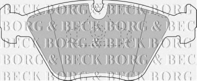 BORG & BECK bbp1407 -  Комплект тормозных колодок, дисковый тормоз